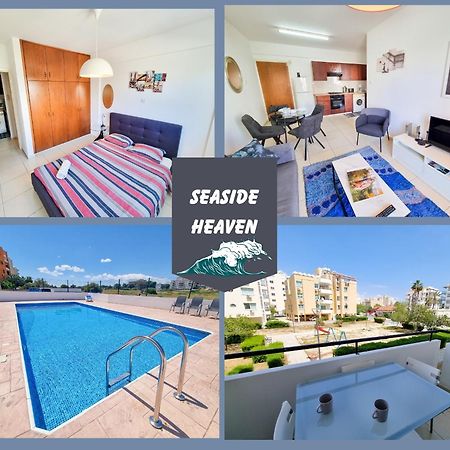 Seaside Heaven Apartment With Pool Ларнака Екстер'єр фото